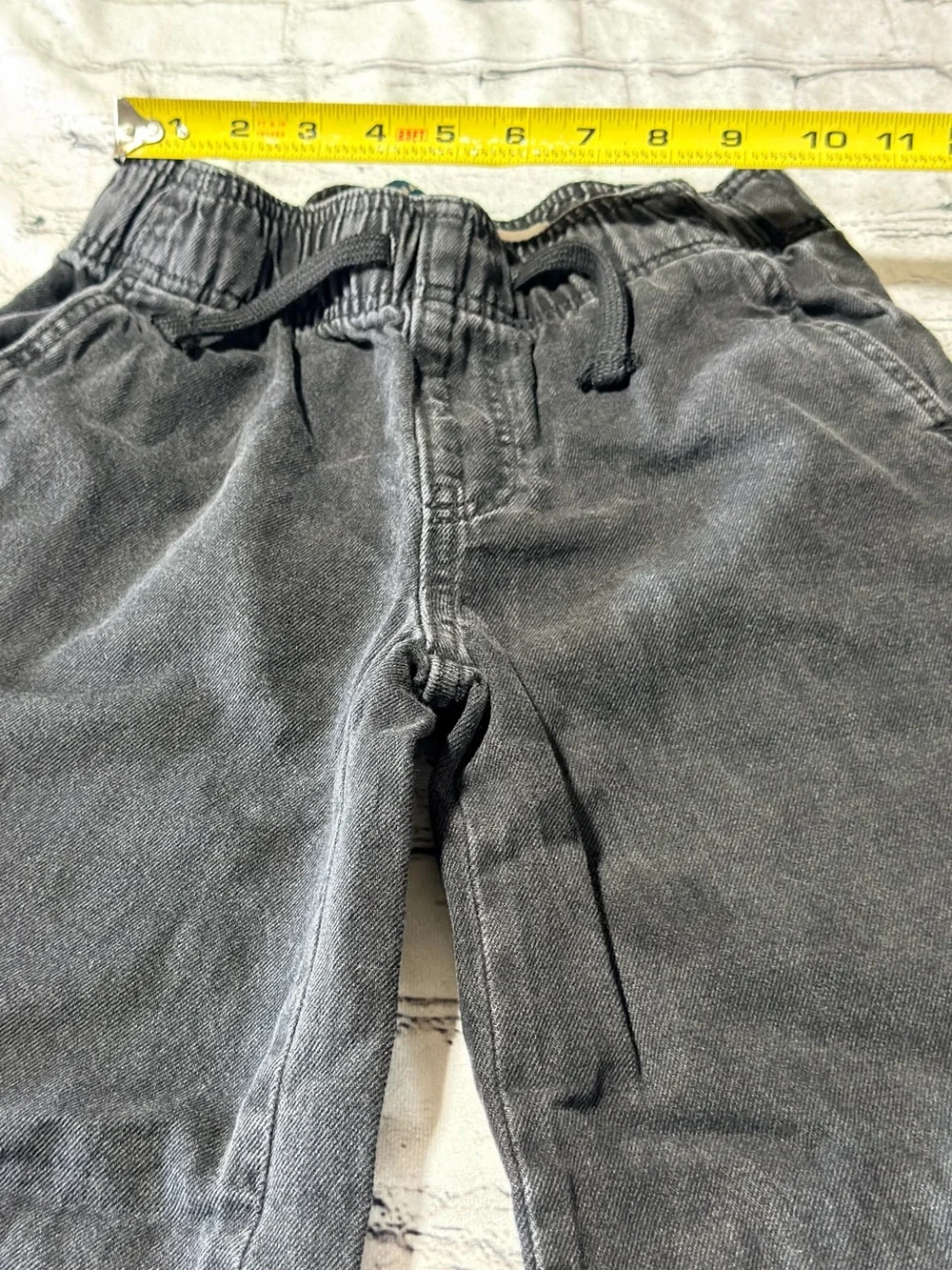 Old Navy Kids Black Bootcut Jeans with Drawstring Waist